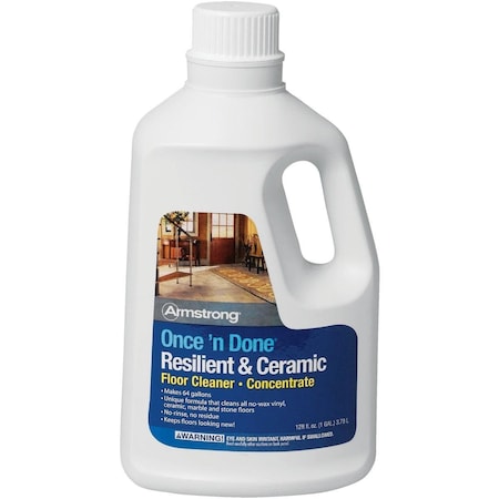 Armstrong Flooring Armstrong Once 'N Done 1 Gal. Resilient & Ceramic Floor Cleaner Concentrate 00338408